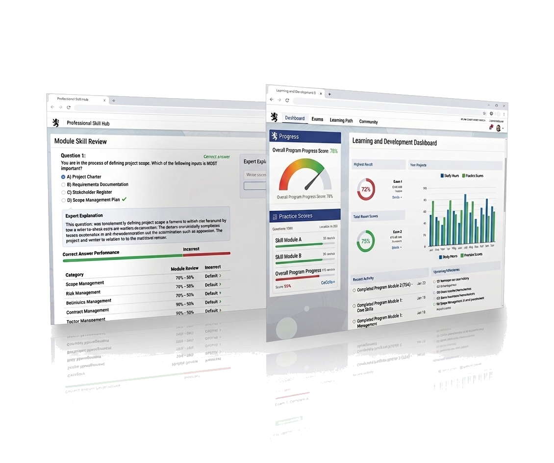 Construction Tutor progress dashboard preview
